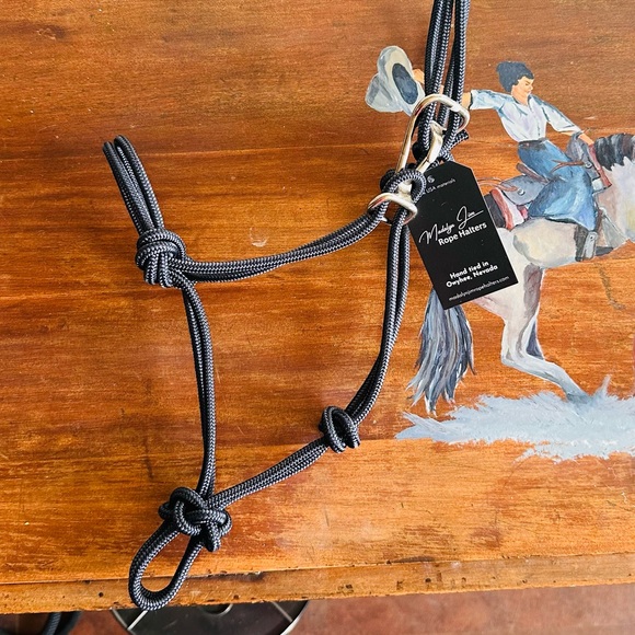 Madalyn Jim Easy Hook Rope Halter foal sized - equine horses tack western - Picture 1 of 1